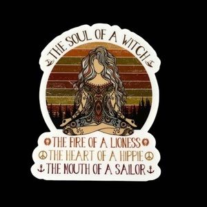 Soul of a Witch Novelty Sticker